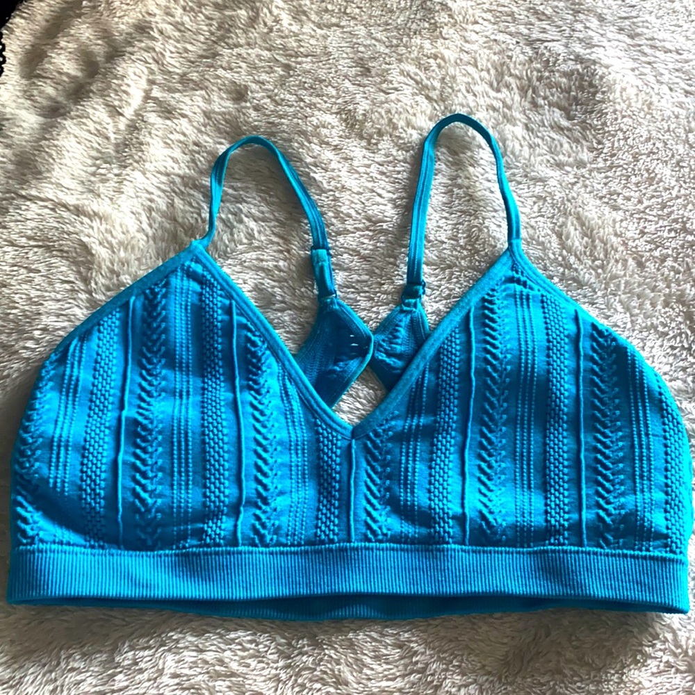 Blue bralette